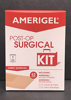 Amerigel Post-Op Surgical kit